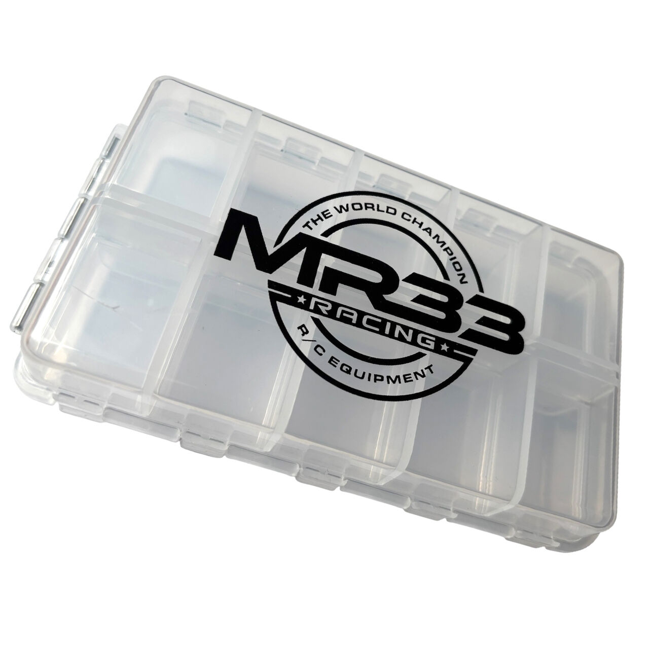 MR33 Hardware Box Double-Sided 16 x 9,4 x 3,9cm with 20 Compartments - Transparent