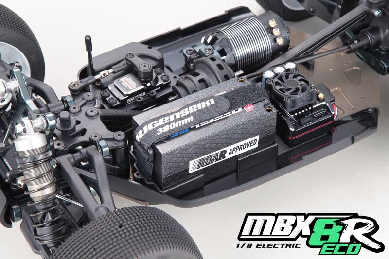 MU-E2028 Mugen Seiki MBX-8R ECO 18 4WD Offroad Elektro Buggy Baukasten (10)