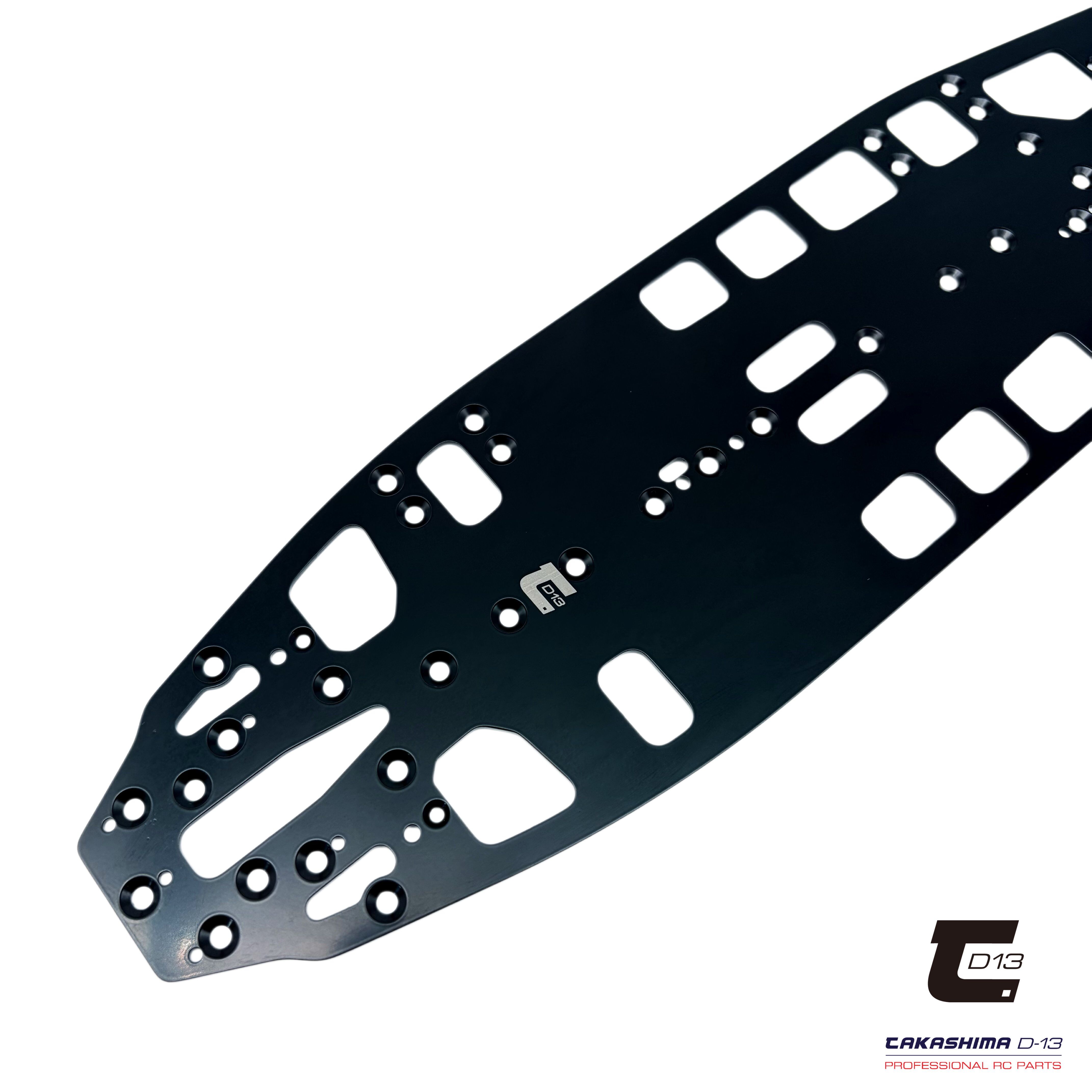 Takashima D-13 Titanium Chassis 1.5 mm for RC Maker SP2 (101g) – Black