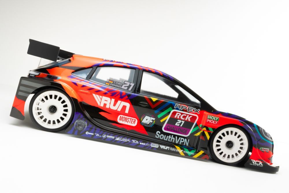 ZR-0027-05 ZooRacing APEX 110 FWD Car 190mm Karosserie (unlackiert) 0,5mm - ULTRALITE (6)