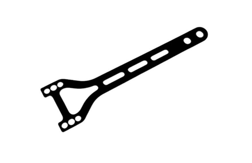 XRAY X4-2025 Glass Fiber Split Topdeck Rear (1)