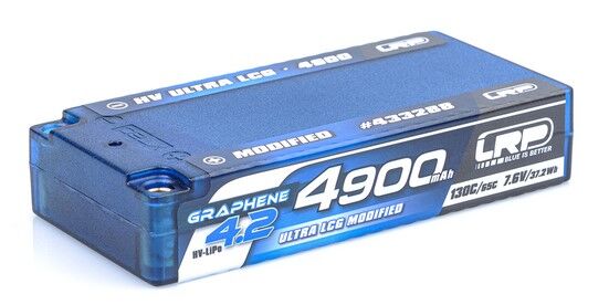 LRP HV ULTRA LCG Modified Shorty Graphene-4.2 4900mAh 7.6V 130C/65C LiPo Akku - 173g