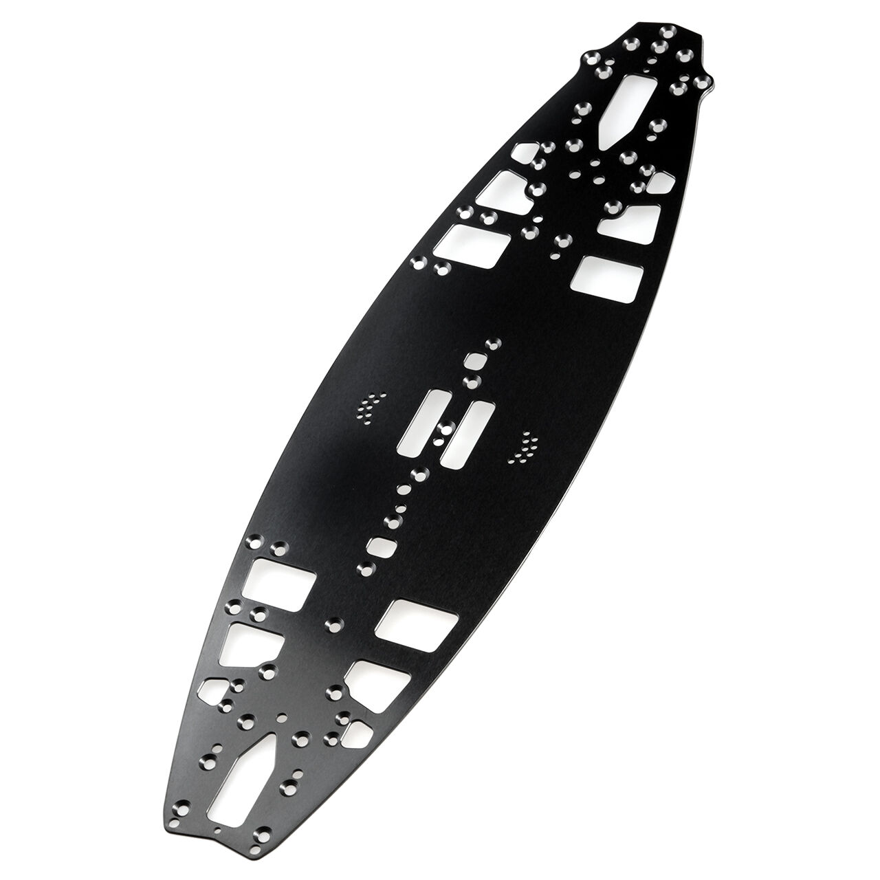 WEI-SC-MTC3-DLC WeiRC DLC Stahl Chassis 1,2mm fr Mugen Seiki MTC-3 (148g) - Schwarz (2)