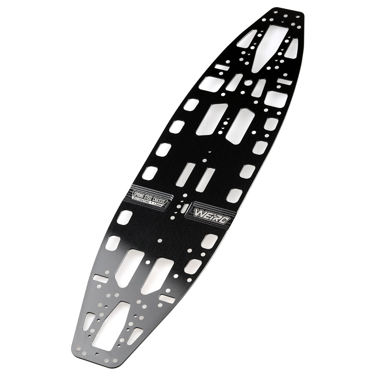 WeiRC DLC Stahl Chassis 1,2mm für ARC A11 (139g) - Schwarz
