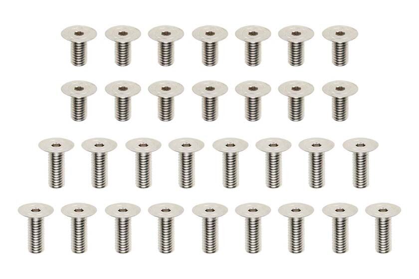 Yokomo MS2.0 Titanschrauben Set für 1,5mm Aluminium Chassis (31)