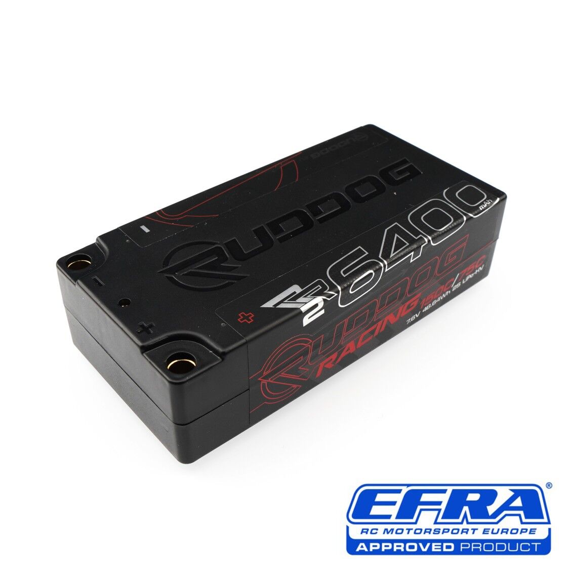RUDDOG Racing RR2 6400mAh 150C/75C 7.6V 25mm Short Stick Pack LiPo-HV Akku