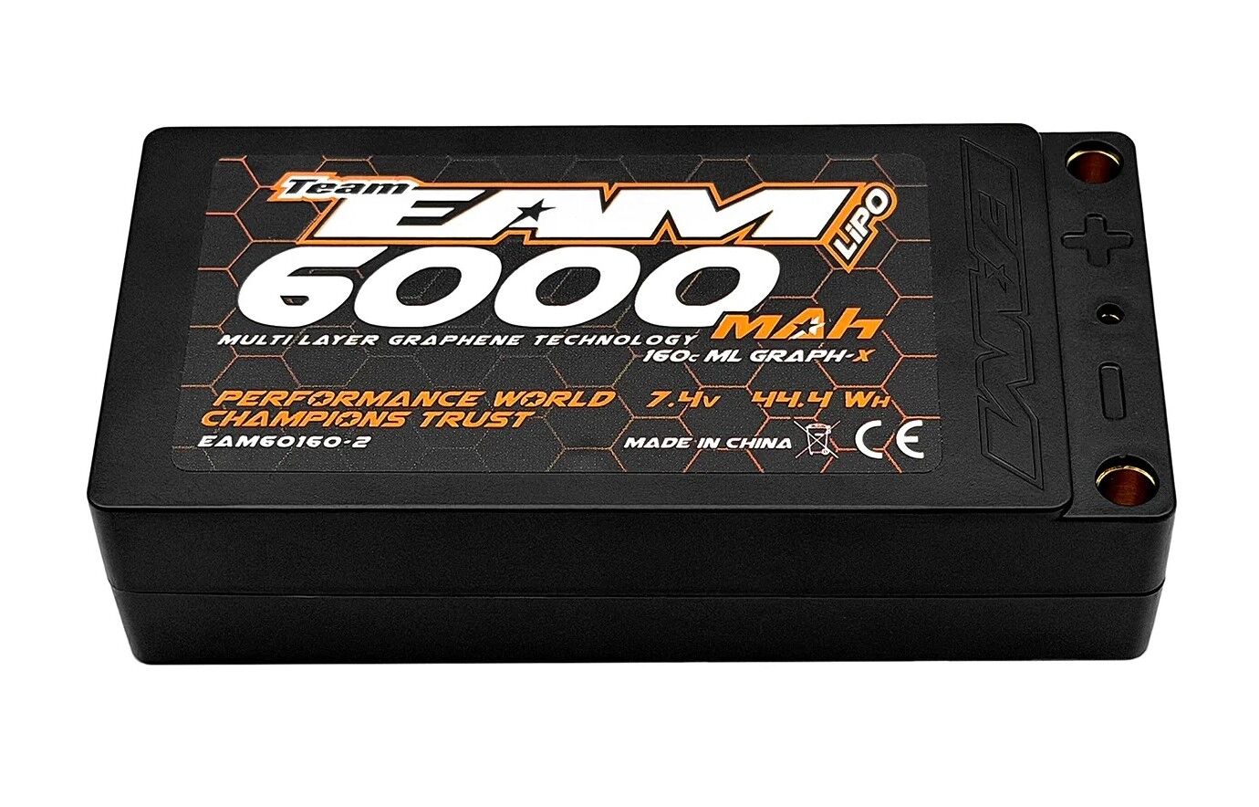 Team EAM - Multi Layer Graph-X 6000mAh - 160C -  7,4V - 228g, - 25mm - 2S Shorty LiPo