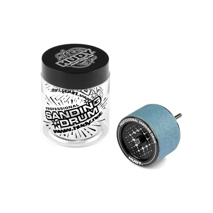 HUDY Professional Aluminum Sanding Drum with P120 Medium Grain HUDY Professional Aluminum Sanding Drum with P120 Medium Grain