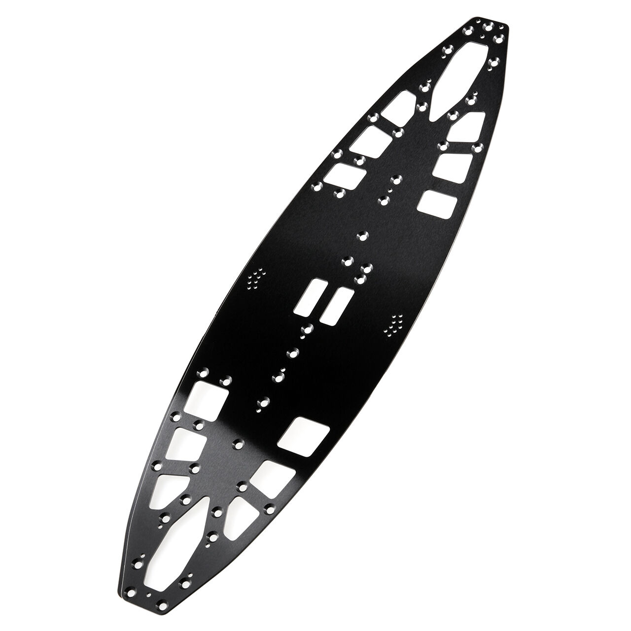 WEI-SC-TC8-DLC WeiRC DLC Stahl Chassis 1,2mm fr Associated TC8 (146g) - Schwarz 2