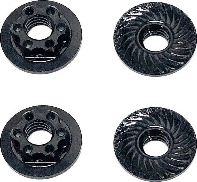 92254-Team-Associated-FT-M4-Radmuttern-Low-Profile-Schwarz Team Associated FT M4 Radmuttern Low Profile - Schwarz
