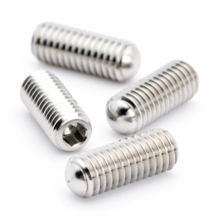 1up Racing Pro Duty M3 x 8mm Titan Droop Schrauben Rund (4)