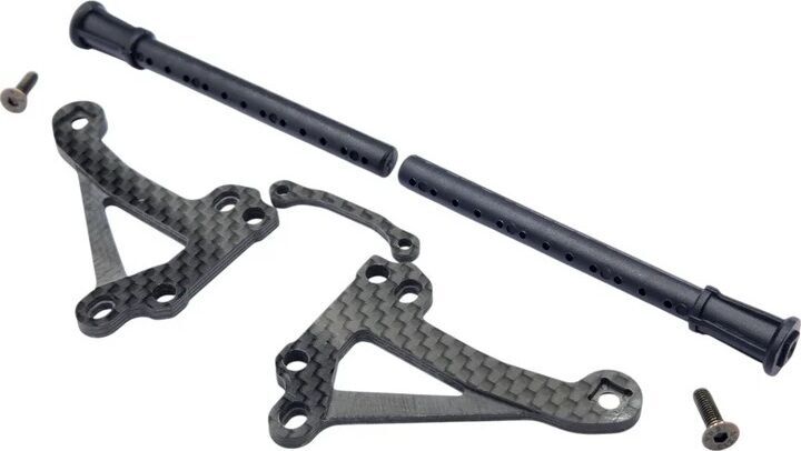 RC MAKER SP1 Vertical Carbon Body Mount Set