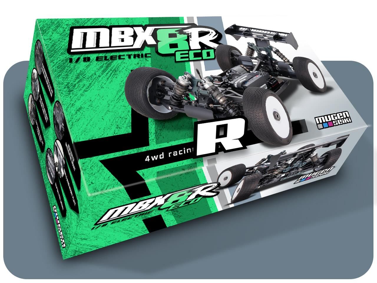 MU-E2028 Mugen Seiki MBX-8R ECO 18 4WD Offroad Elektro Buggy Baukasten