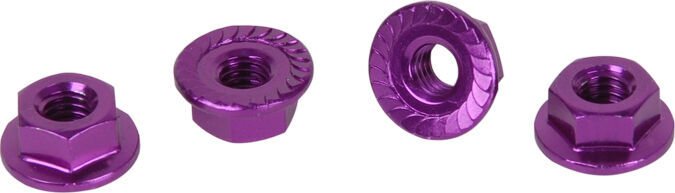 CR036-Core-RC-Aluminuium-Radmutter-M4-geriffelt-Lila-4 Core RC Aluminuium Radmutter M4 geriffelt - Lila (4)