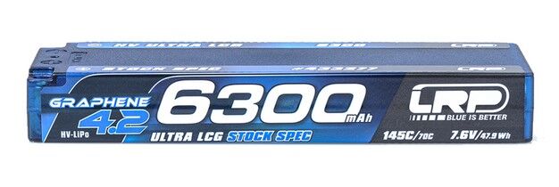 LRP-433277 LRP HV Ultra LCG Stock Spec Graphene-4.2 6300mAh 7.6V 145C70C LiPo Akku - 237g (2)