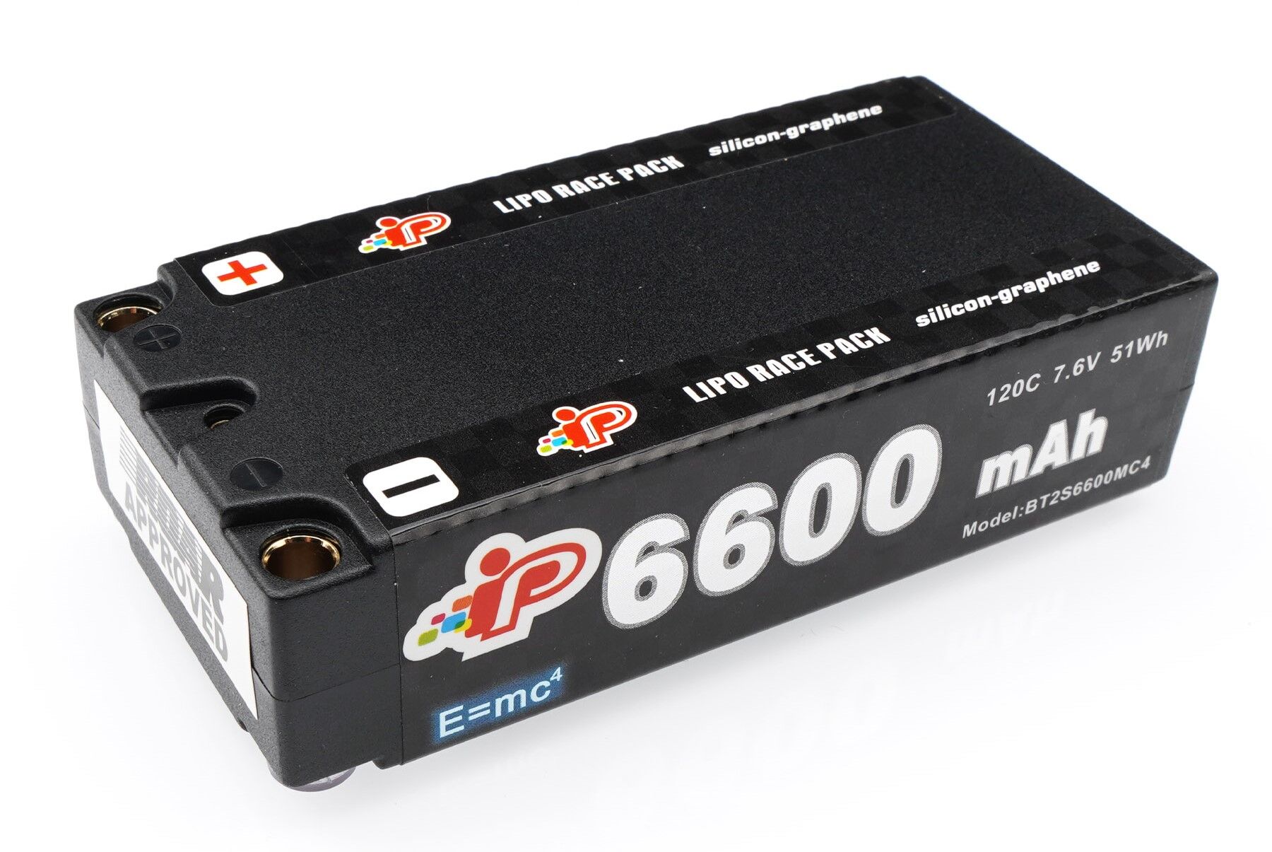 Intellect MC4 6600mAh 120C 7.6V Long Runtime Graphene Shorty Pack LiHV ...