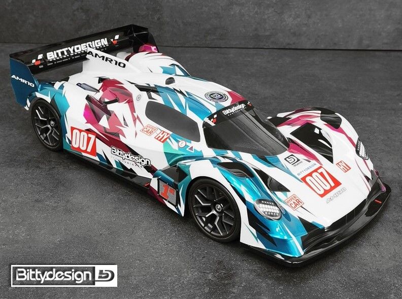 Bittydesign AMR10 1:10 LMH Karosserie