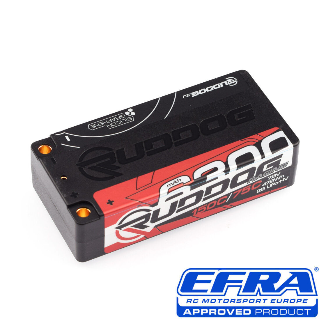 RD-RP-0679-RUDDOG-Racing-6300mAh-Shorty-Pack-7-6V-150C75C-215g rd-rp-0679-ruddog-racing-6300mah-shorty-pack-7-6v-150c75c-215g