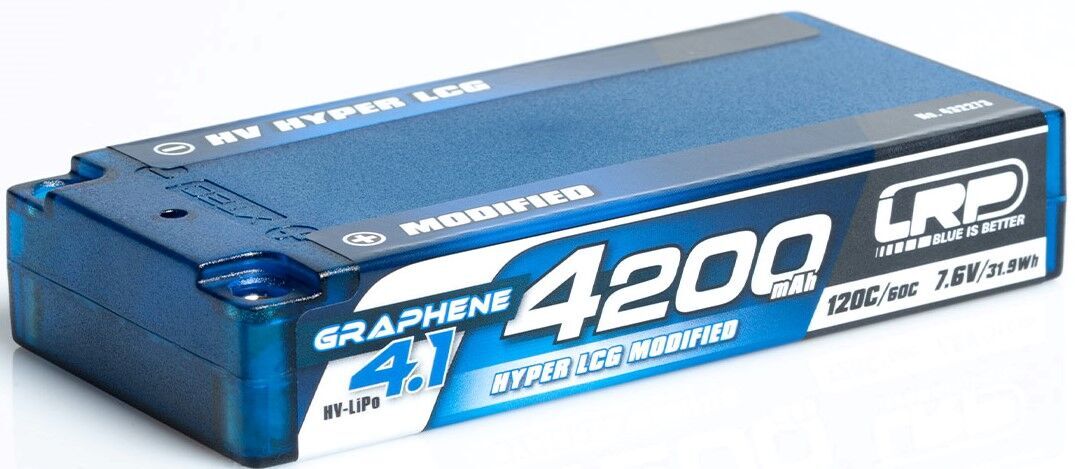 LRP Graphene-4.1 4200mAh 7.6V 120C/60C HV Hyper LCG Modified Shorty LiPo Akku - 160g