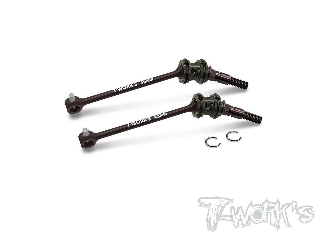 T-Work`s ECS Drive Shaft with Aluminium Bushing for Xray X4-2023