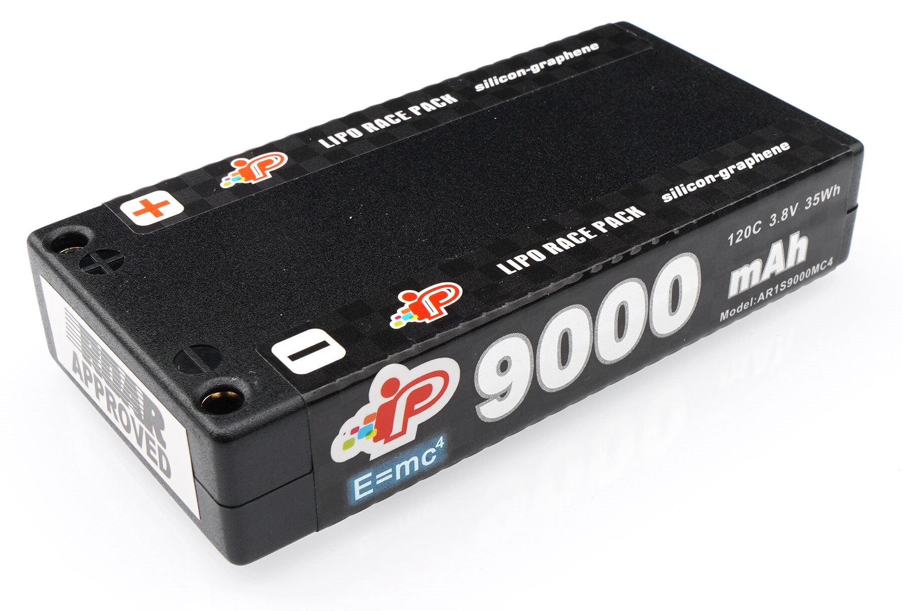 Intellect MC4 9000mAh 120C 3.8V 1S Long Runtime Graphene 1/12 Pack LiHV