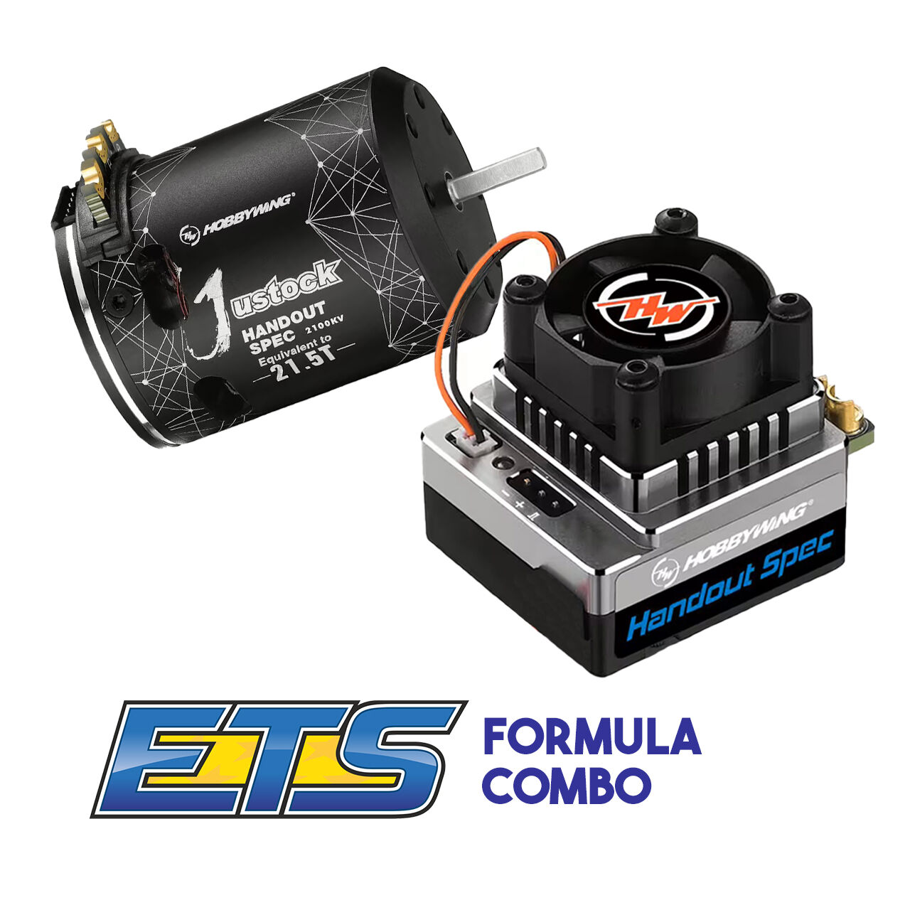 Hobbywing ETS Formula Combo - Xerun XR10 Justock G3 Handout Regler + Xerun Justock 21.5T Motor