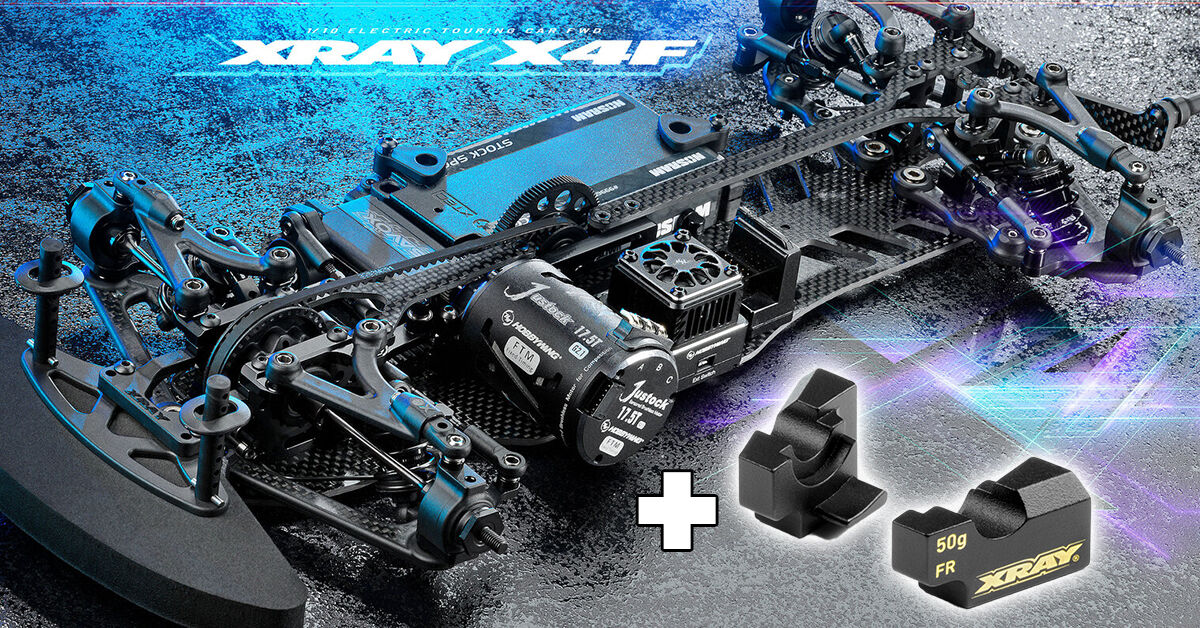 XRAY X4F-2026 FWD Baukasten 1:10 Elektro + Front Gewichte 309826-L