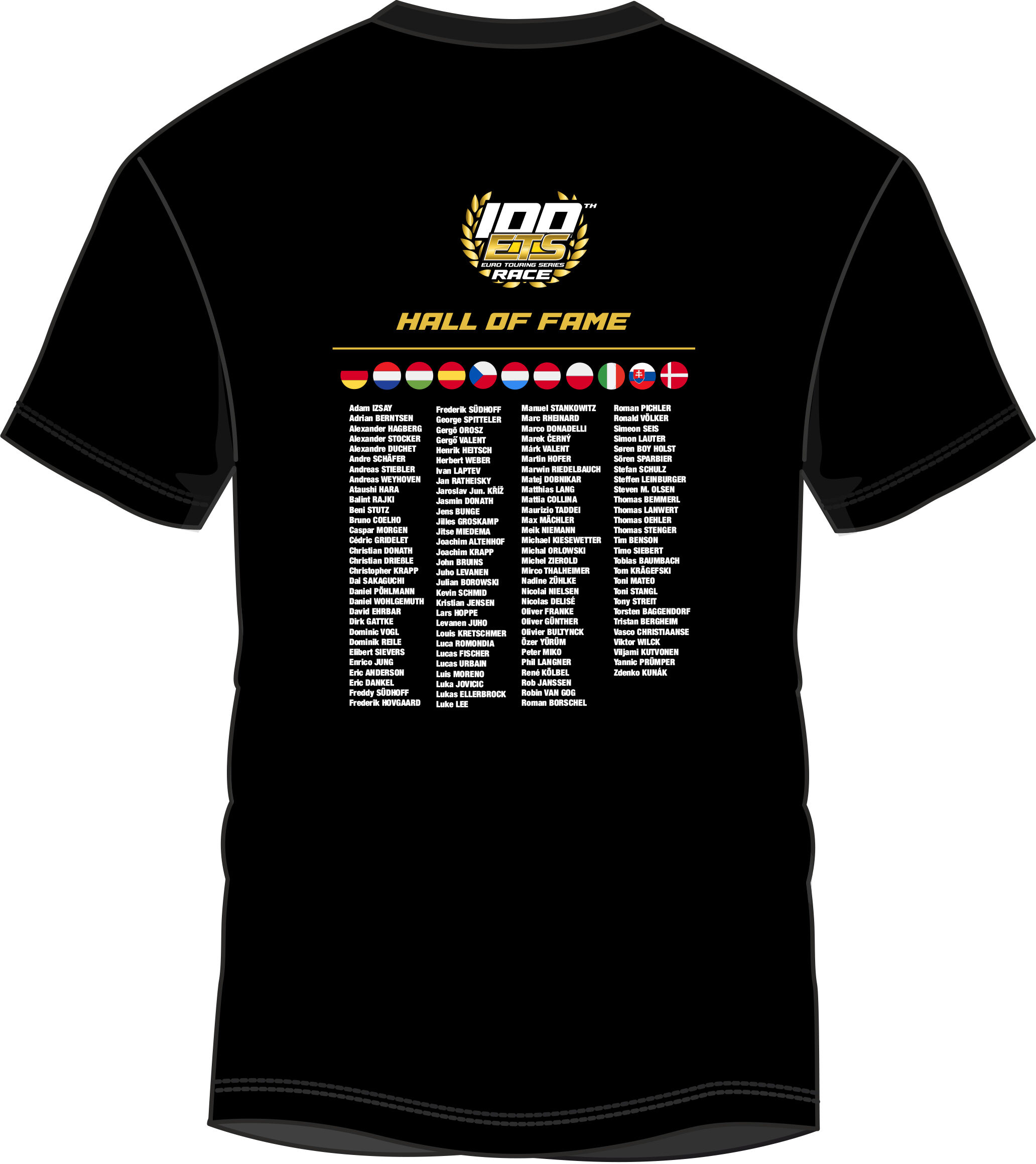 Artikelbild T-Shirt 100th races Rckseite