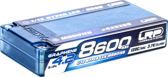 LRP Graphene-4.2 Hyper LCG 1:12 Modified LiPo Battery 8600mAh 3.7V 120C/60C