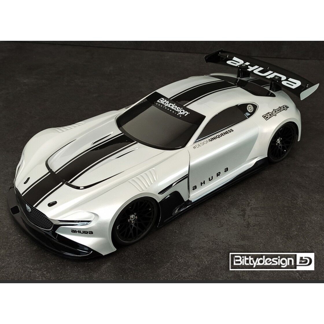 Bittydesign AHURA 1:10 GT Touring Karosserie (unlackiert) 190mm