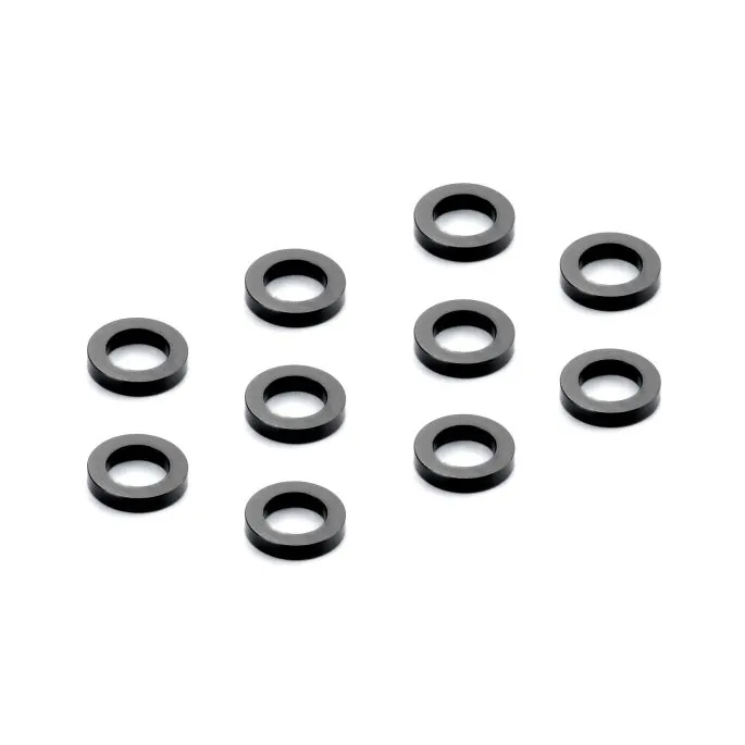 XRAY X4-2026 Aluminum Shim 3x5x1,0mm - Black (10)
