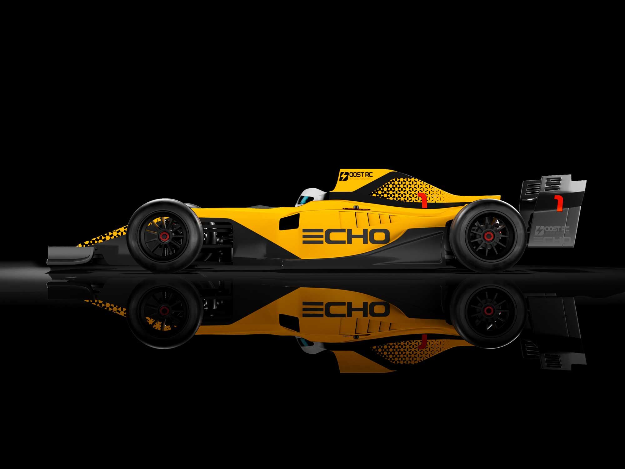 BRC-ECHOF1 Boost RC Echo F1 Karosserie 0,7mm (unlackiert) (3)