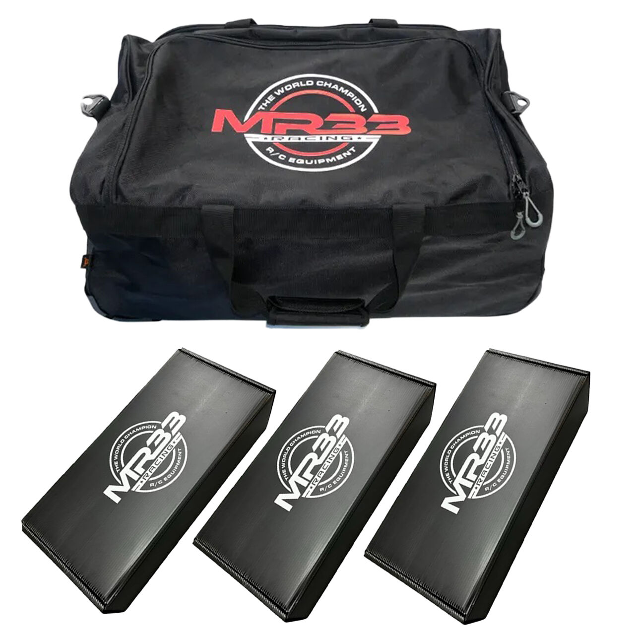 MR33 Transport-/Reisetasche inkl. 3 Black Hollow Kunststoff Boxen