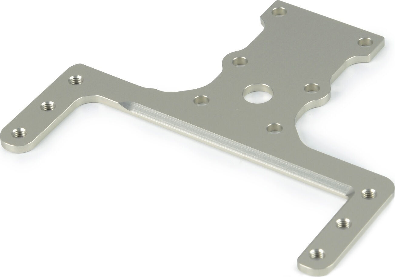 XRAY XB2-2025 Aluminum Flat Chassis Brace for 5-gear Gear Box (1)