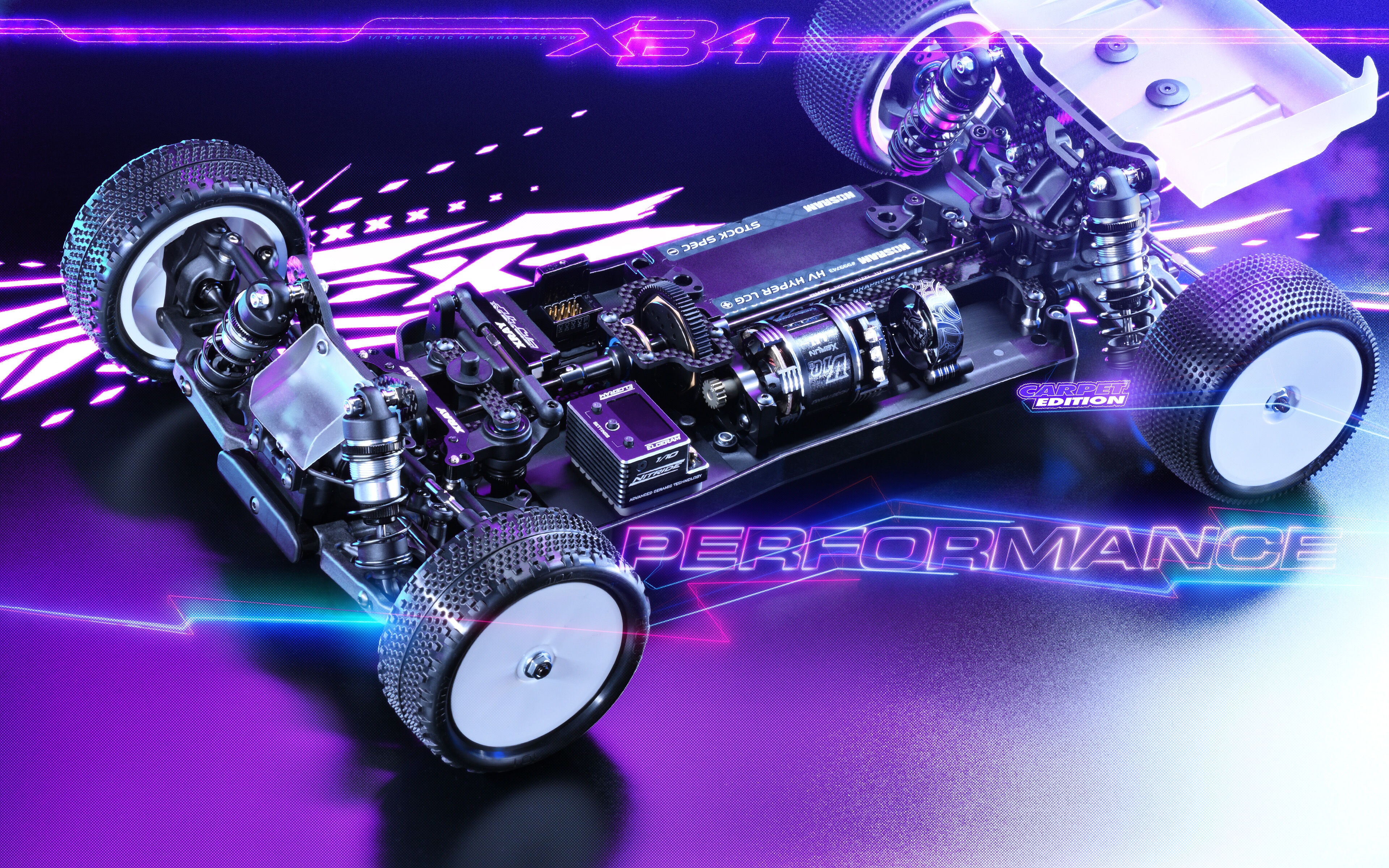 XRAY XB4C`26 4WD 1:10 Electric Offroad Car Kit Carpet Edition