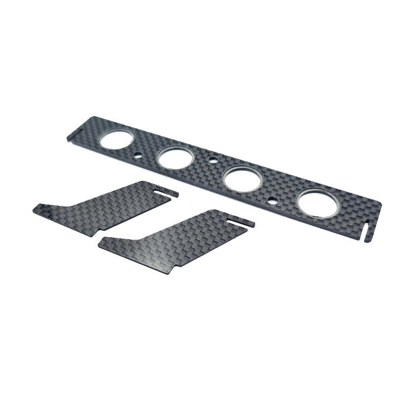 RC MAKER 3D Pro Kohlefaser Haltebrücke für Dämpfer & Diff