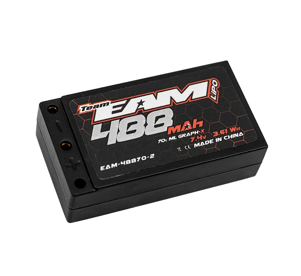 Team EAM - Multi Layer Graph-X 488mAh Akku - 70C - 7.4V - 22g - 1:28 - 2S LiPo