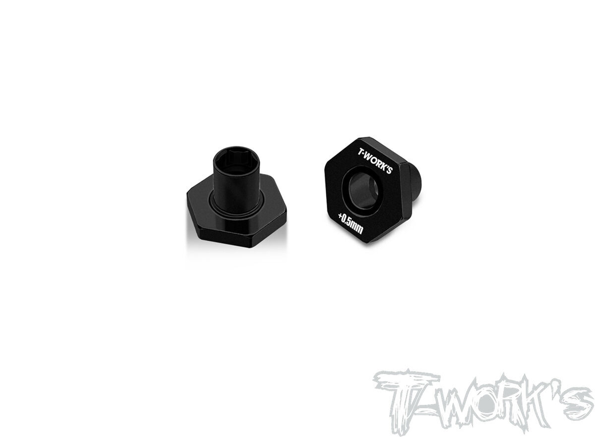T-Work`s 6mm Bearing Wheel Hub Axle +0,5mm for Xray X4-2023 (2)