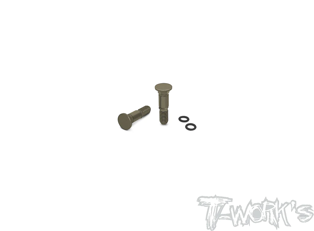 T-Work`s Radachsen Hinten 7075-T6 Aluminium Hart Beschichtet für Xray X4F (2)