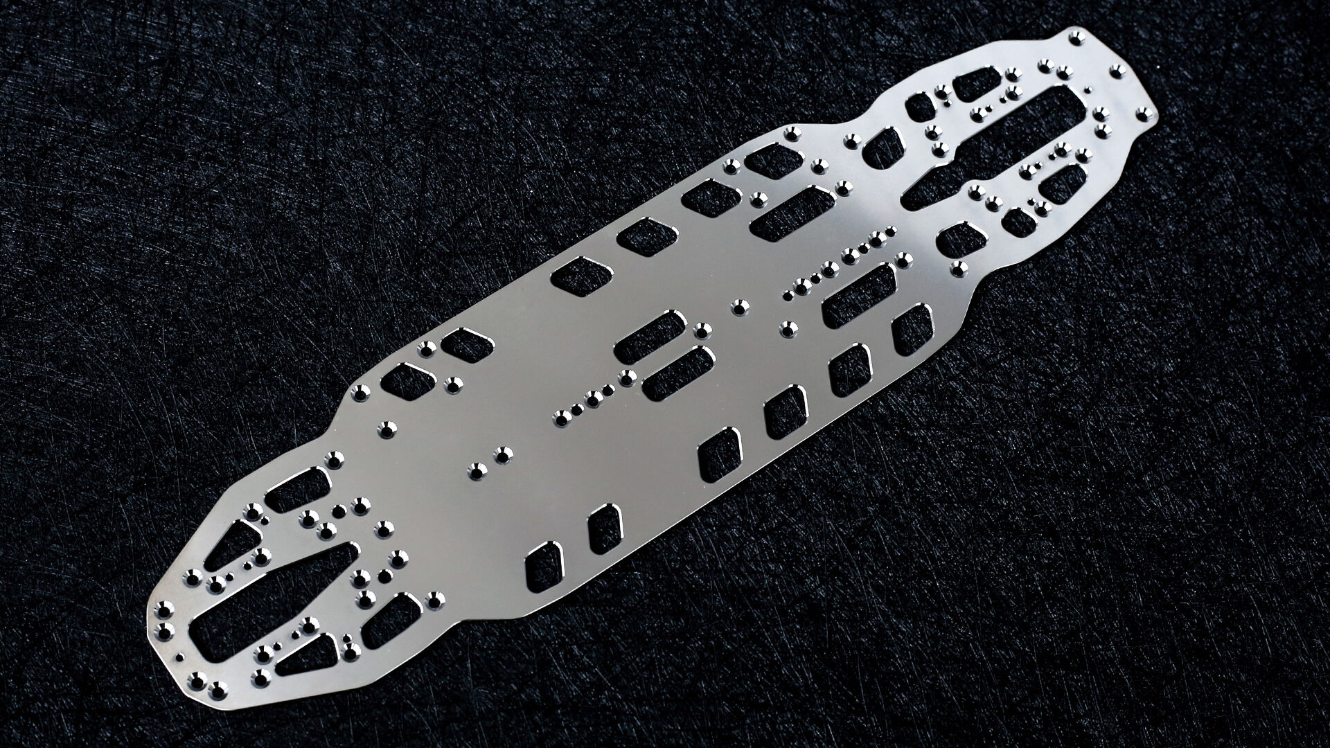 WEI-SC-X426 WeiRC Stahl Chassis 1,2mm fr Xray X4`26 (162g)