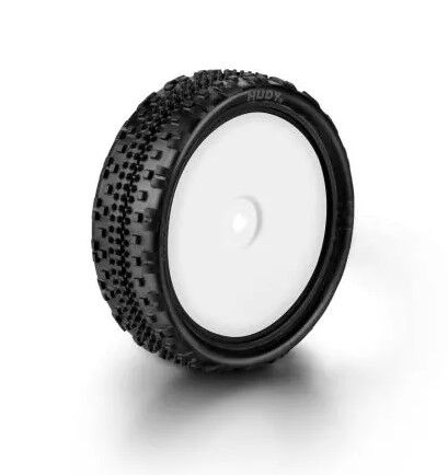 HUDY Carpet Offroad 2WD Tire Pre-glued 1:10 - Front 101 (2)