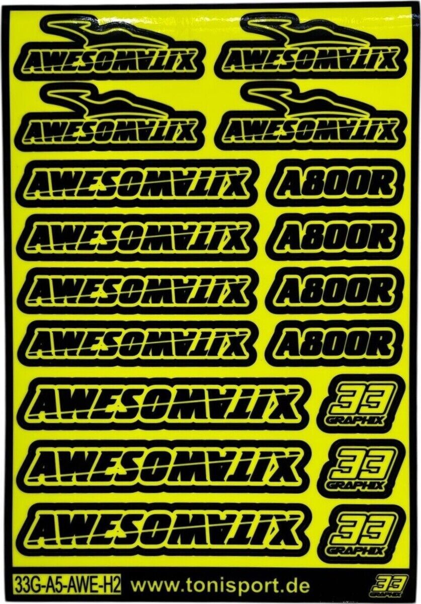 33G-A5-A800R-NEON-Y-Awesomatix-A800R-Neon-Aufkleberbogen-by-33Graphix-DIN-A5-versch-Farben 33g-a5-a800r-neon-y-awesomatix-a800r-neon-aufkleberbogen-by-33graphix-din-a5-versch-farben