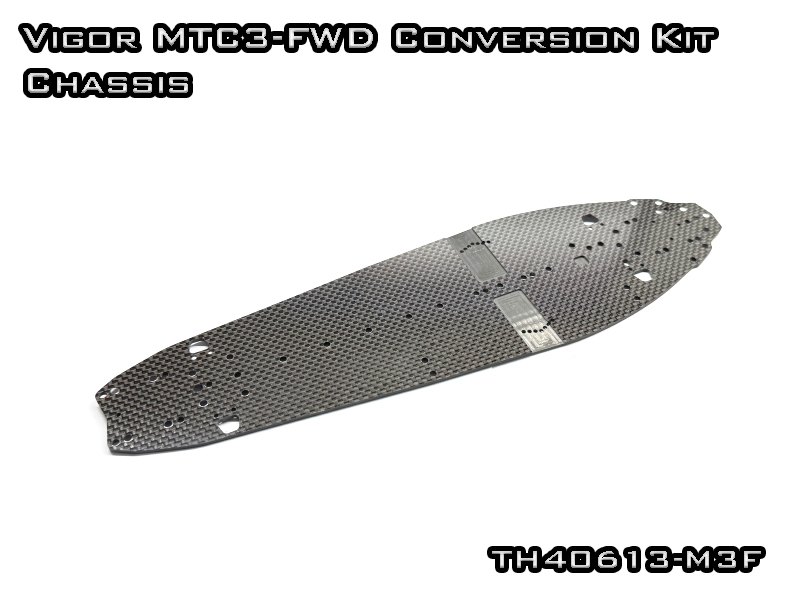 Vigor Kohlefaser Chassis für Mugen MTC-3 FWD Conversion Set (1)
