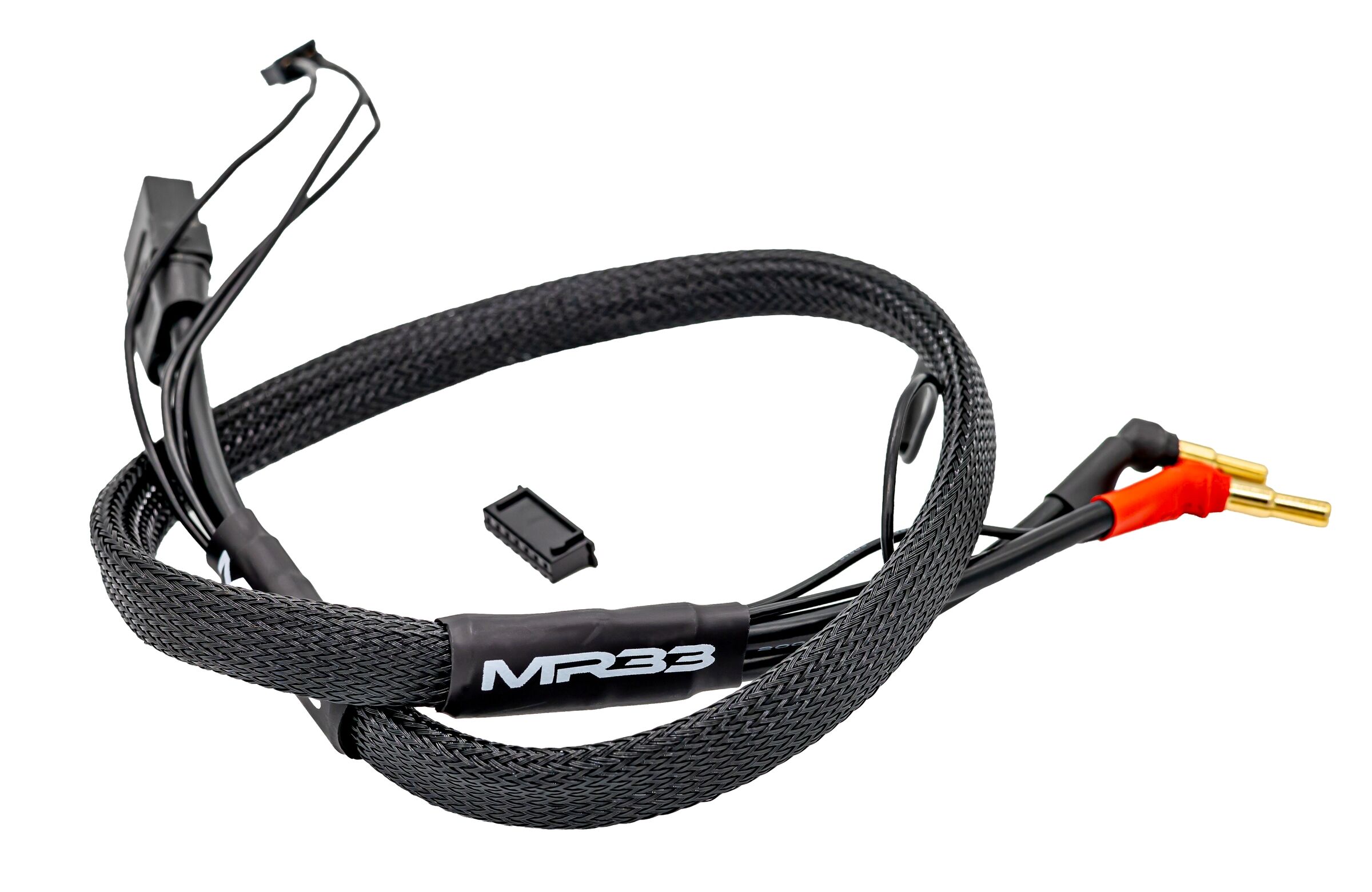 MR33 2S XT90 Ladekabel 600mm (4/5mm Dual Plug - XH) - Schwarz