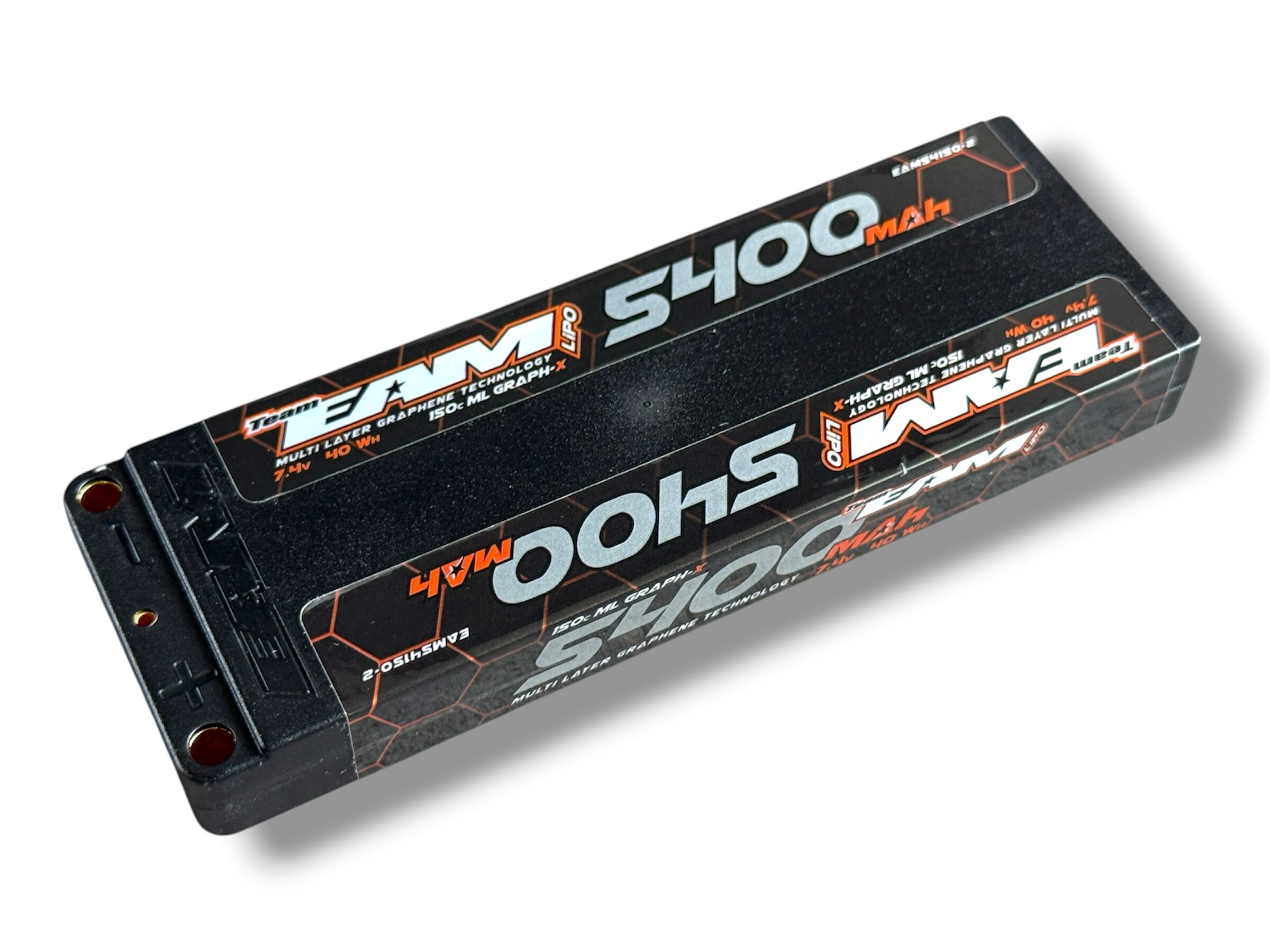 Team EAM - Multi Layer Graph-X 5400mAh - 150C - 7,4V - 220g, - 16,5mm - 2S UUULCG LiPo