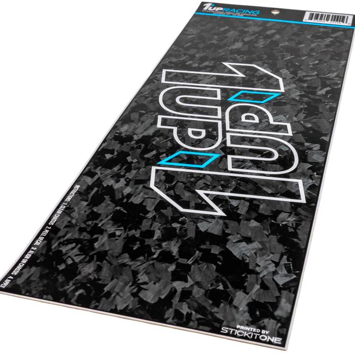 1up Racing Forged Carbon Look Chassis Schutzfolie Universal (1)