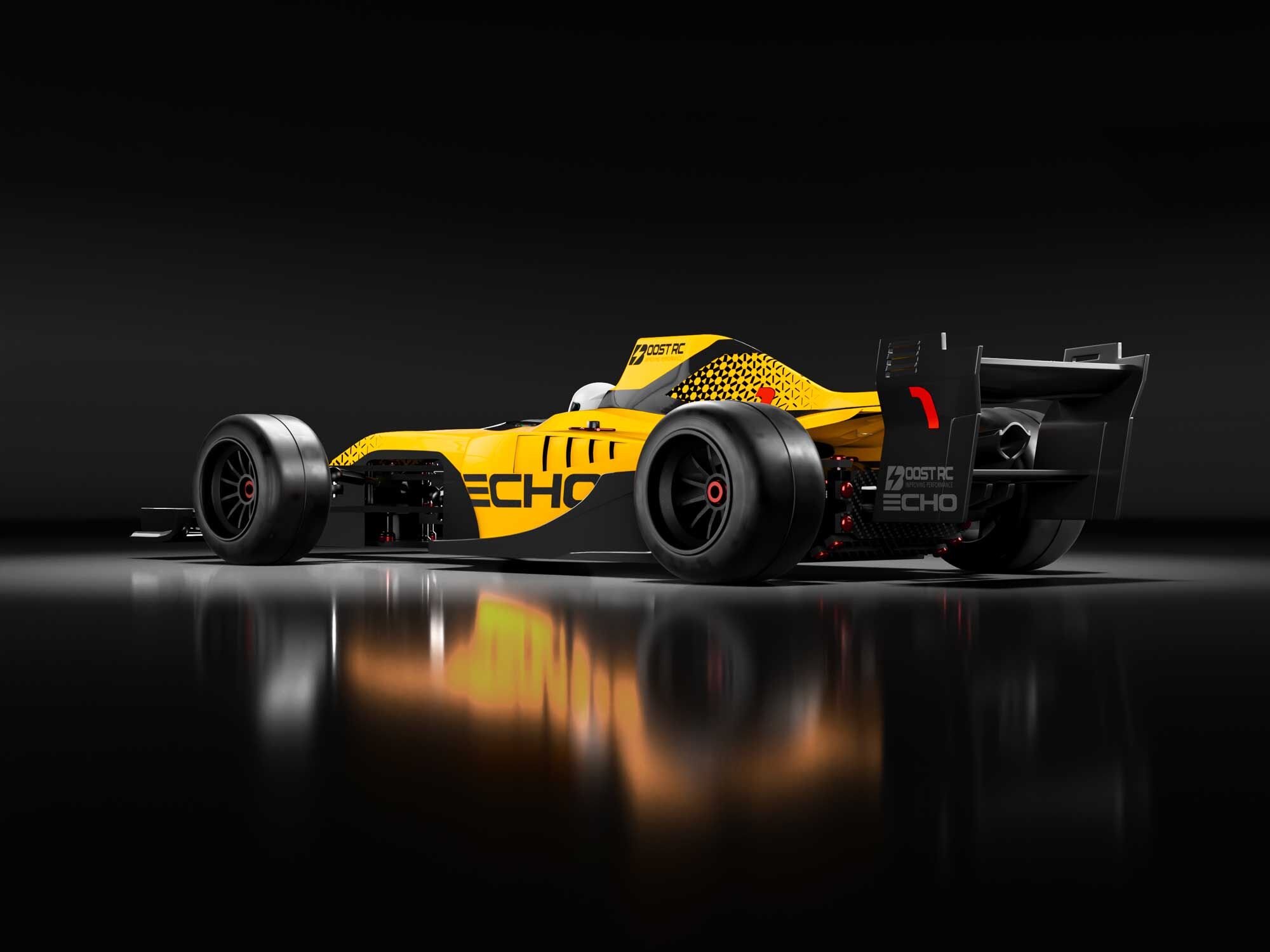 BRC-ECHOF1 Boost RC Echo F1 Karosserie 0,7mm (unlackiert) (12)