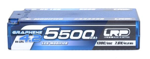 LRP-432286 LRP HV LCG Modified Shorty Graphene-4.2 5500mAh 7.6V 130C65C LiPo Akku - 195g (2)