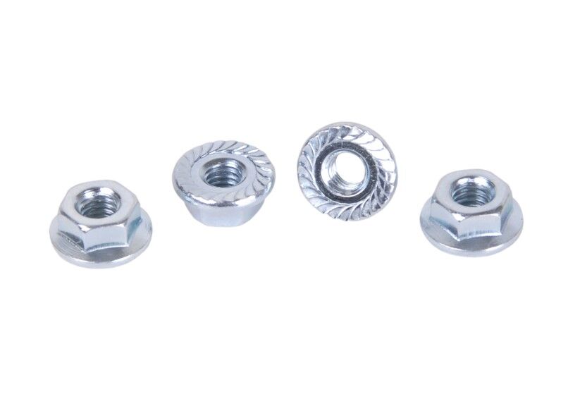 Schumacher Steel Wheel Nuts M4 - Silver (4)