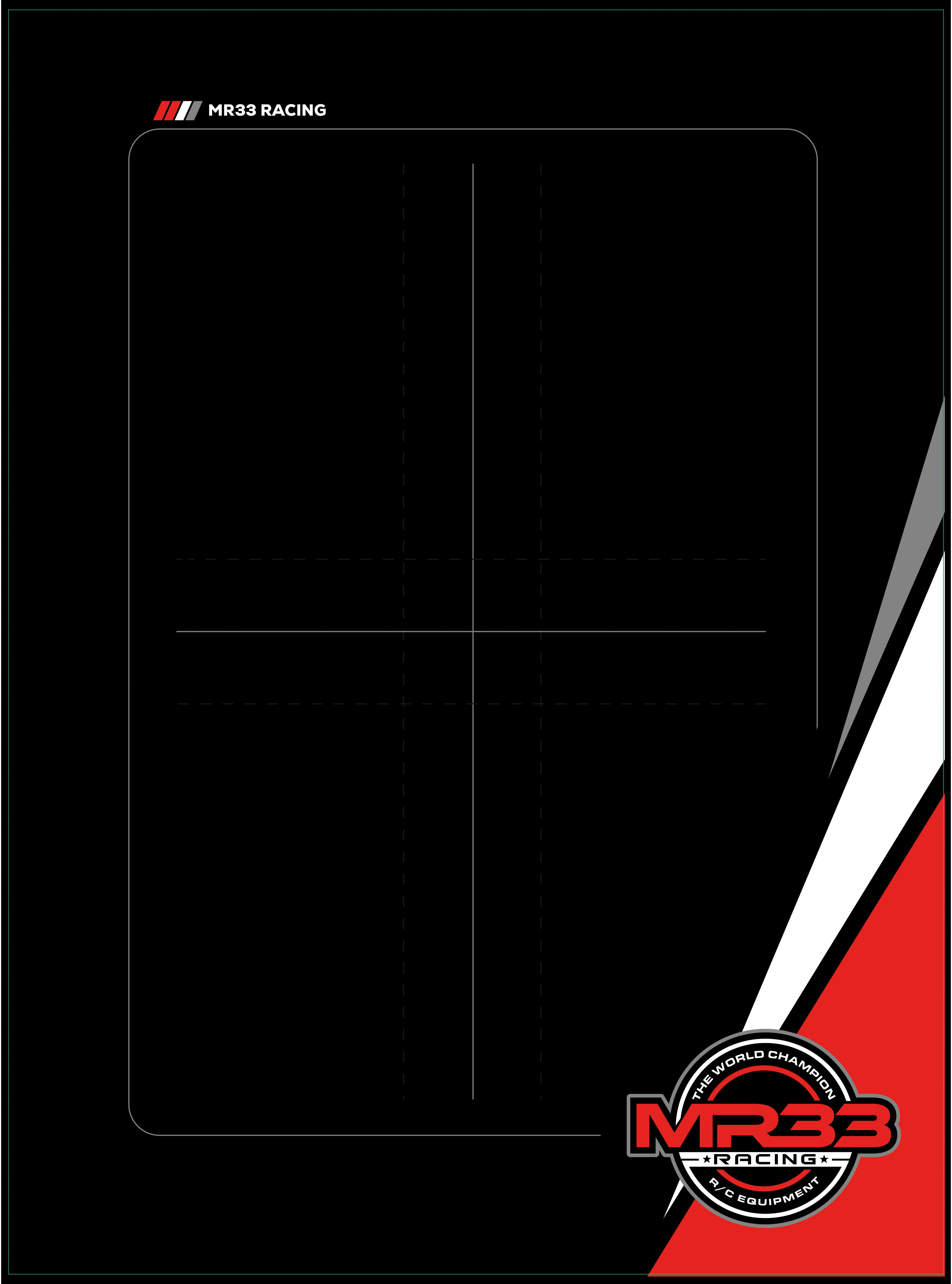 MR33 Setup Board V2 Onroad 39 x 29 x 1cm